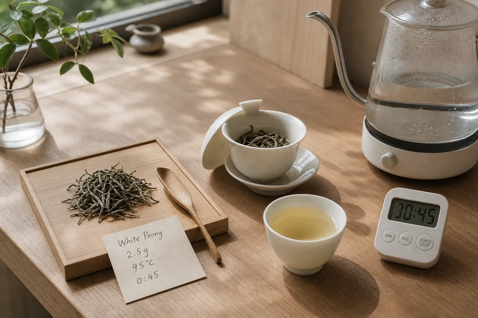 How to Brew White Tea for a Gentler Caffeine Cup