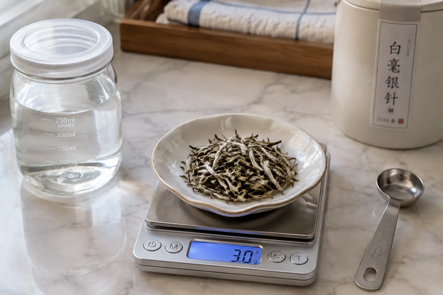 Cold Brew White Tea Ratio: How Much Leaf to Use