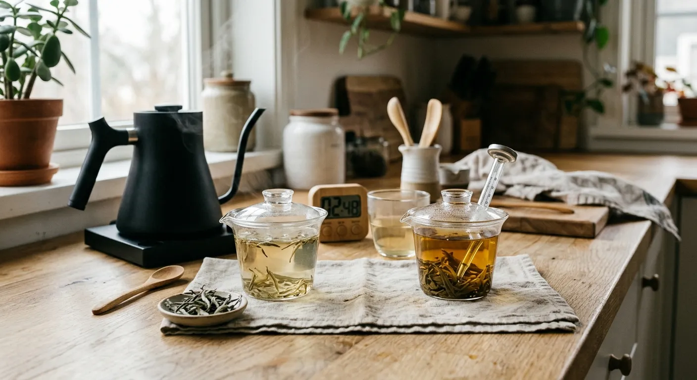 How Water Temperature Affects Caffeine in White Tea