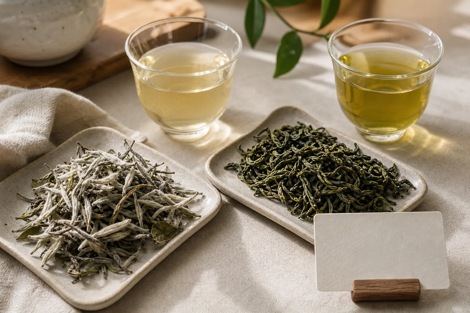 White Tea vs Green Tea Oxidation: What the Difference Really Means